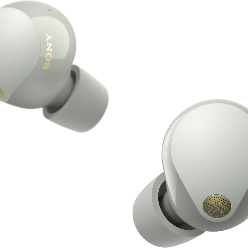 Audífonos inalámbricos Sony WF-1000XM5 con cancelación de ruido, plata
