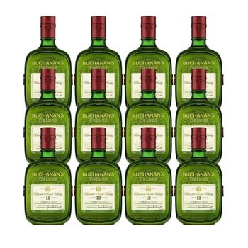 Caja de 12 Whisky Buchanan's Blend 12 Años 750 ml