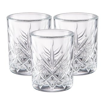 Juego de 48 Tequileros Caballito Shot diseño Timeless de Vidrio Cristal Labrado 60 ml 2 OZ