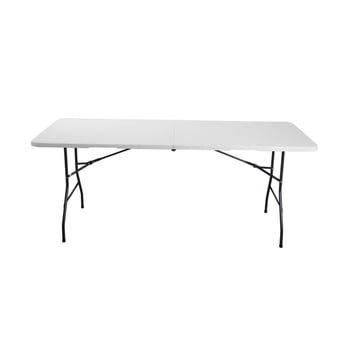 Mesa Plegable Loomber Blanca de 180 centímetros